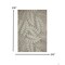 Homeroots 4 x 6 ft. Natural Leaves Indoor & Outdoor Area Rug 384954 - alternate 7
